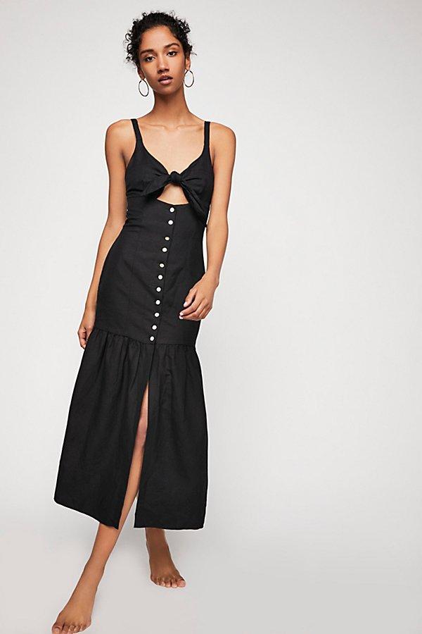 Aria Drop Waist Corset Midi Dress By Shona Joy At Free People